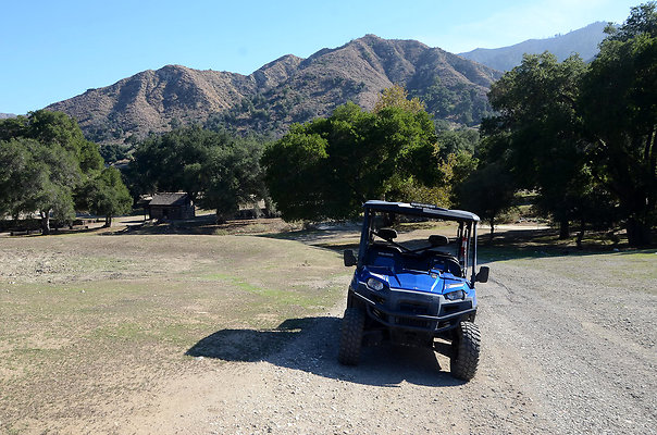 Empty Pond by Cabins